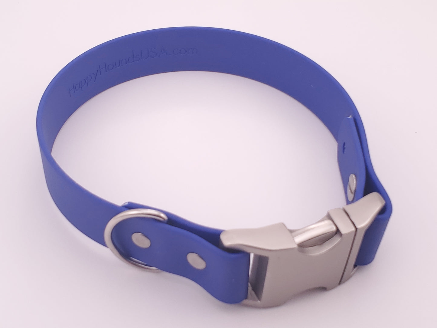 Blue 1" Quick Release Buckle Collar