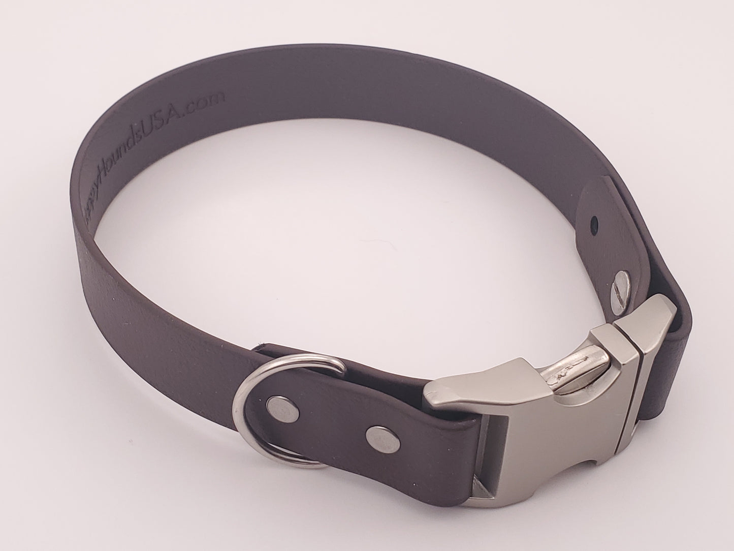 Brown 1" Quick Release Buckle Collar