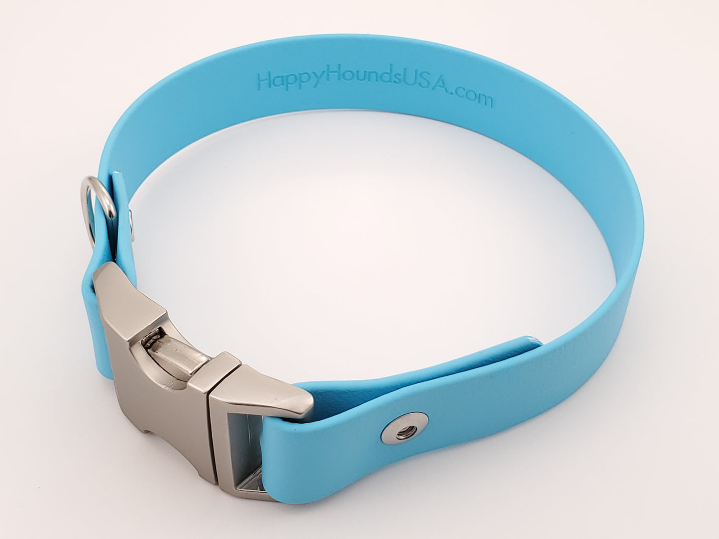 Light Blue 1" Quick Release Buckle Collar