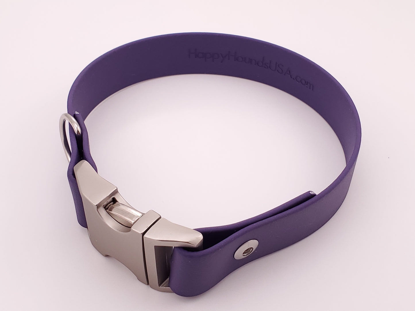 Purple 1" Quick Release Buckle Collar