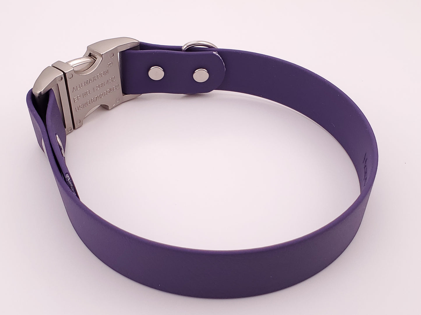 Purple 1" Quick Release Buckle Collar