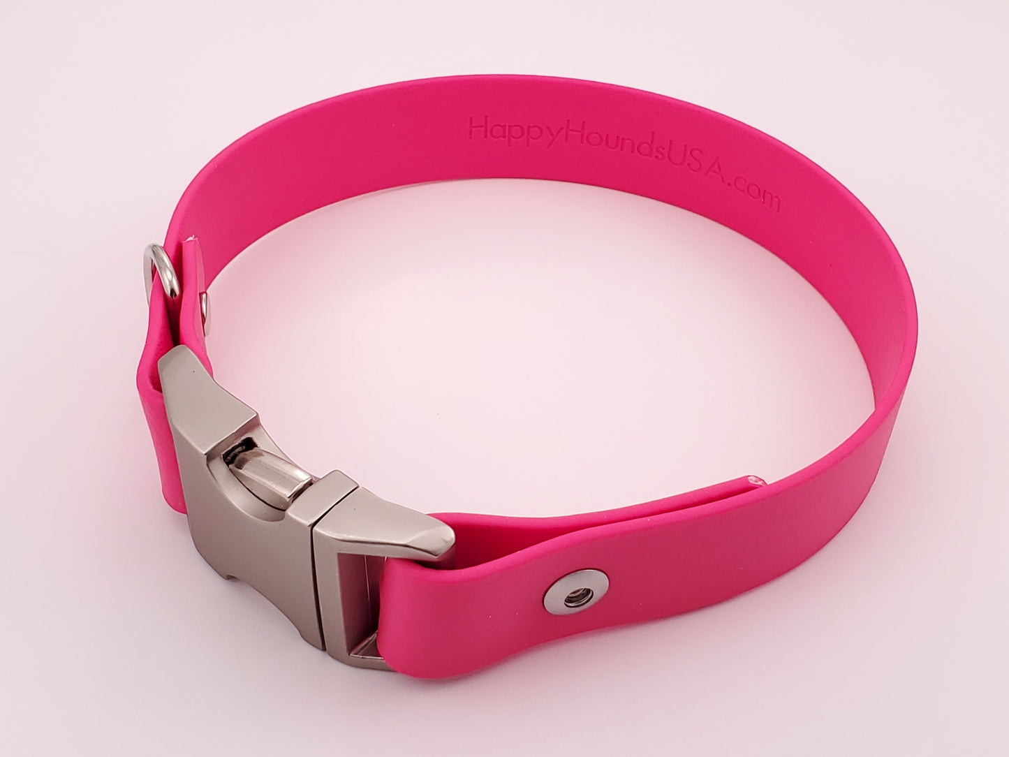 Pink 1" Quick Release Buckle Collar