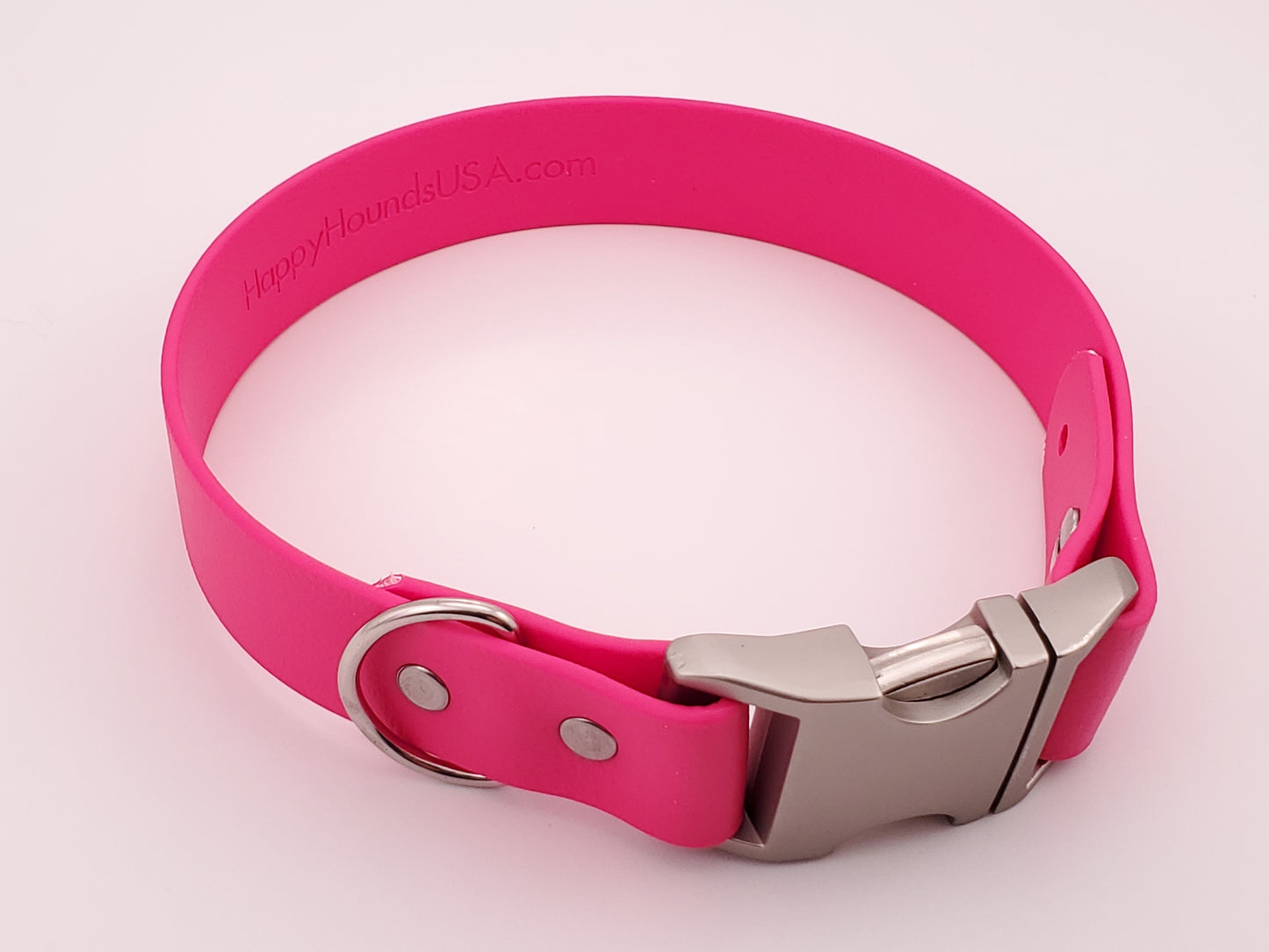 Pink 1" Quick Release Buckle Collar