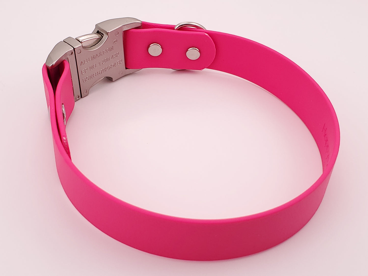 Pink 1" Quick Release Buckle Collar