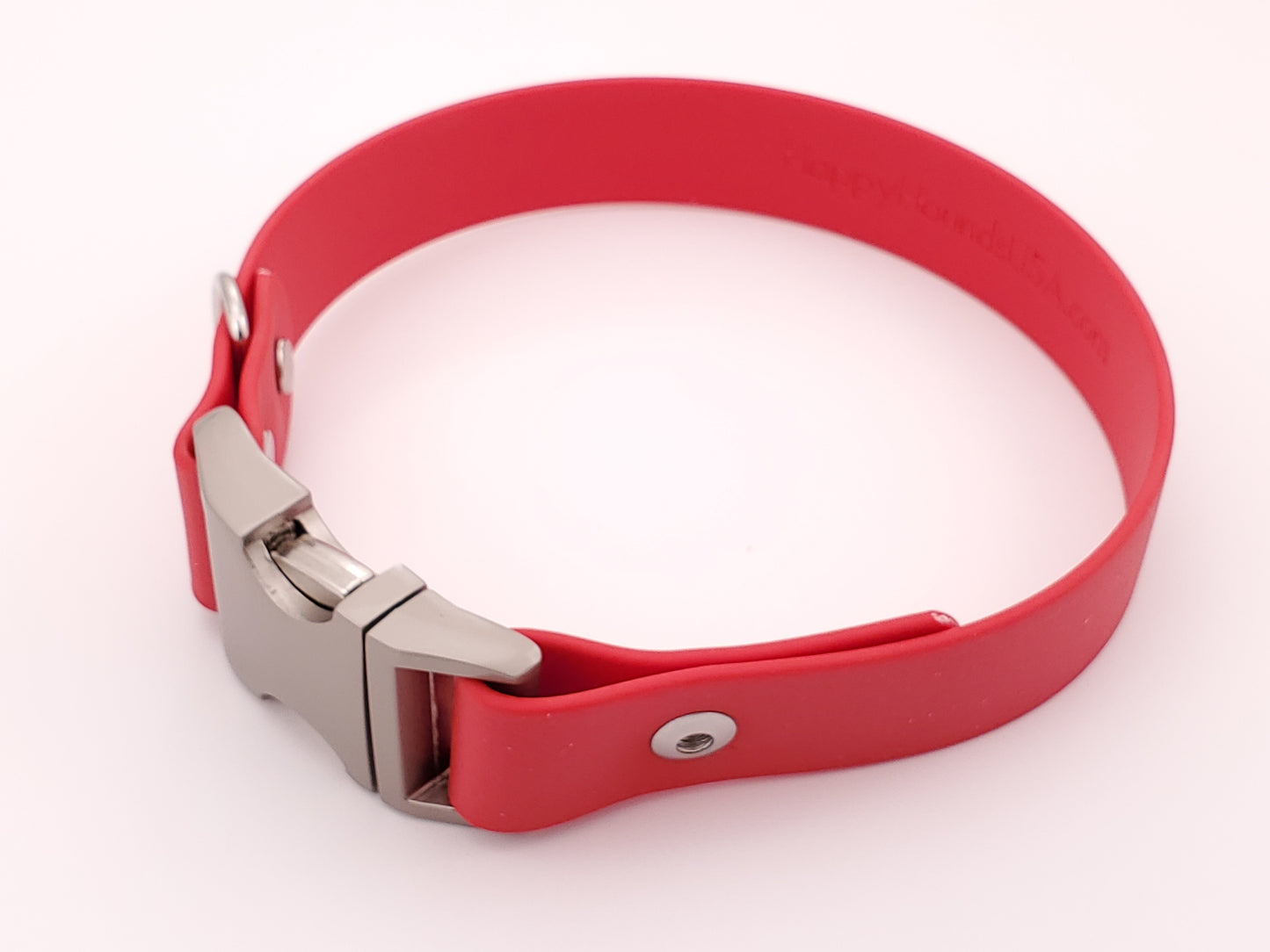 Red 1" Quick Release Buckle Collar