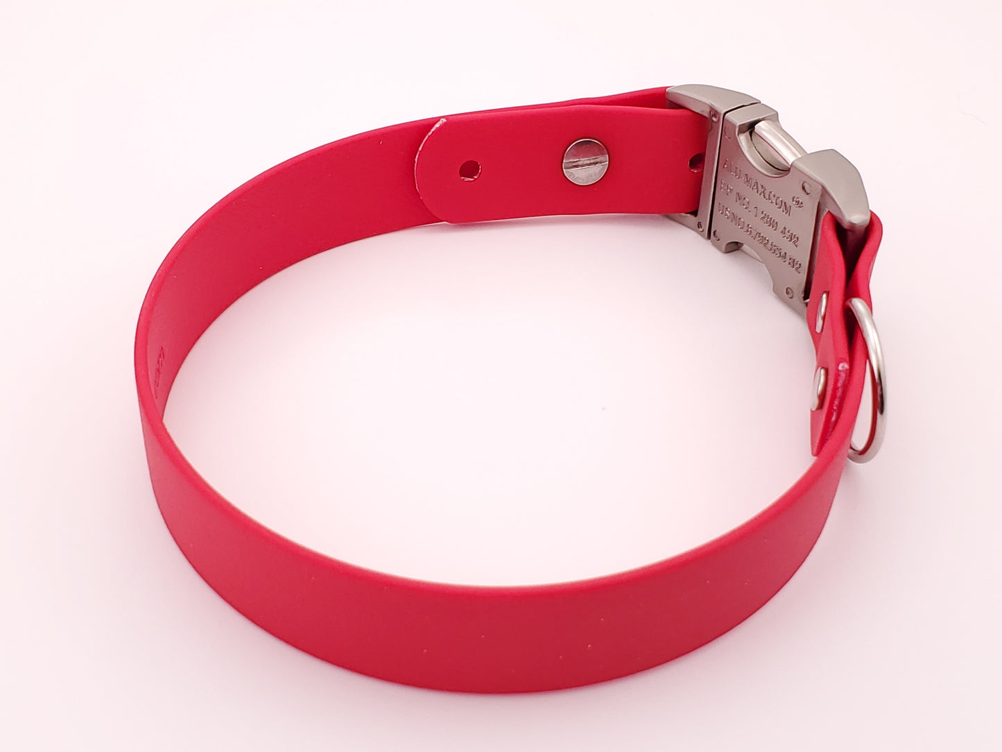 Red 1" Quick Release Buckle Collar