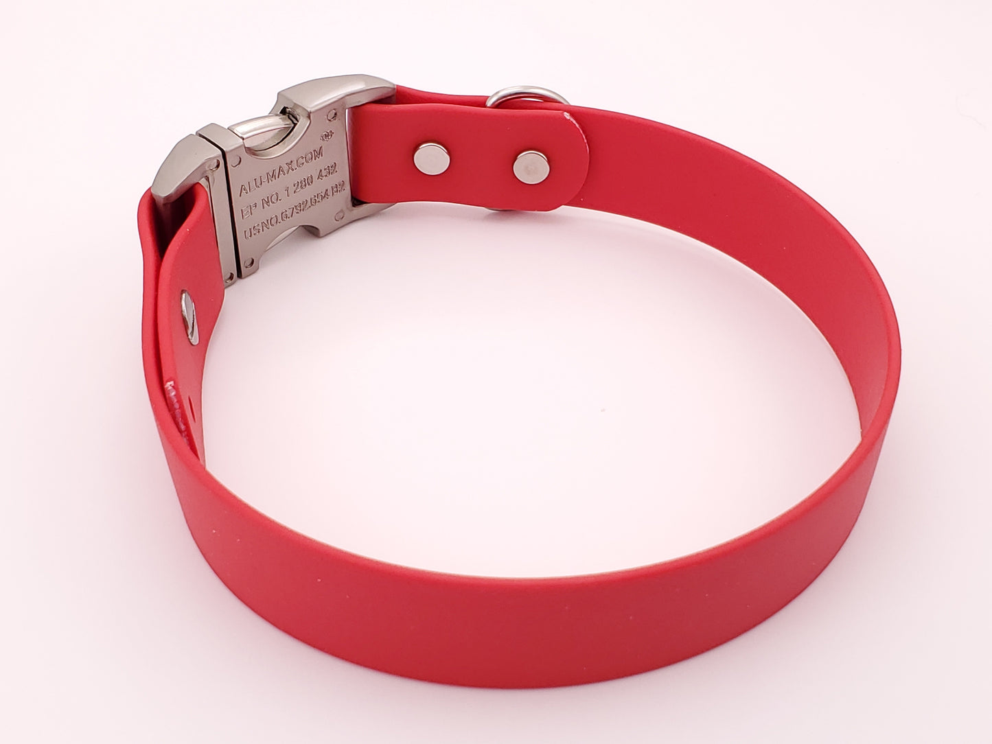 Red 1" Quick Release Buckle Collar