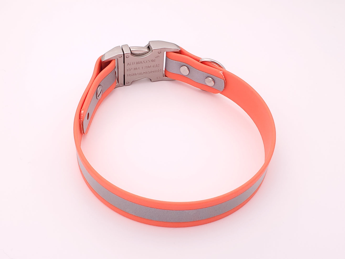 Orange Reflective 1" Quick Release Buckle Collar