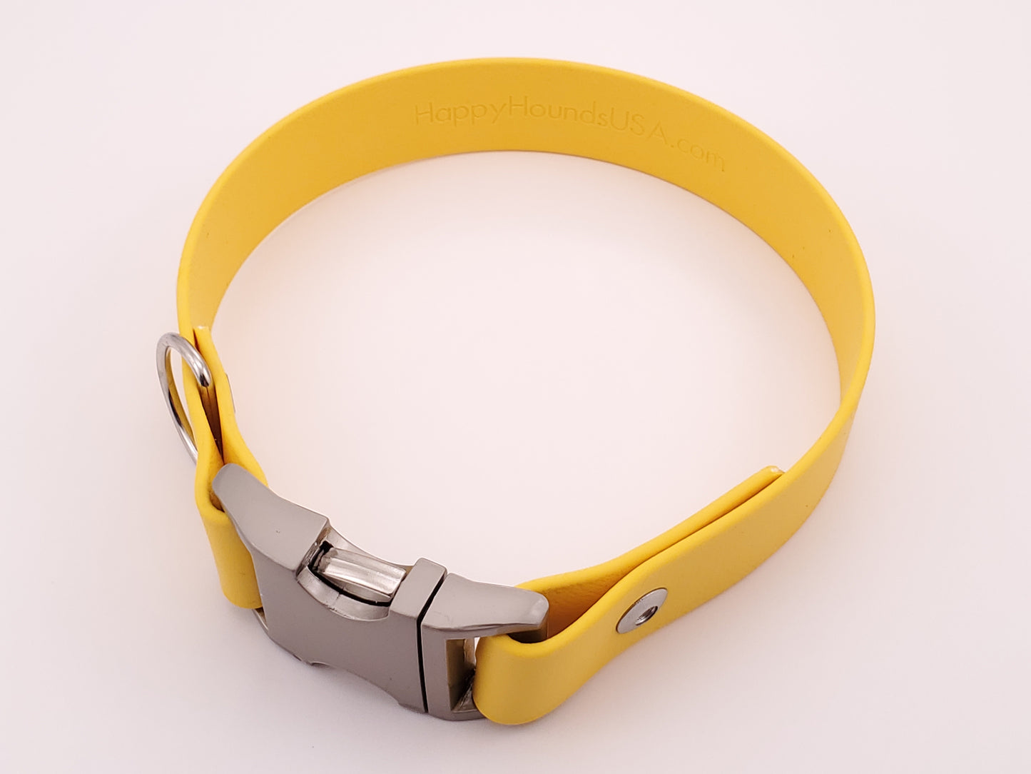 Yellow 1" Quick Release Buckle Collar