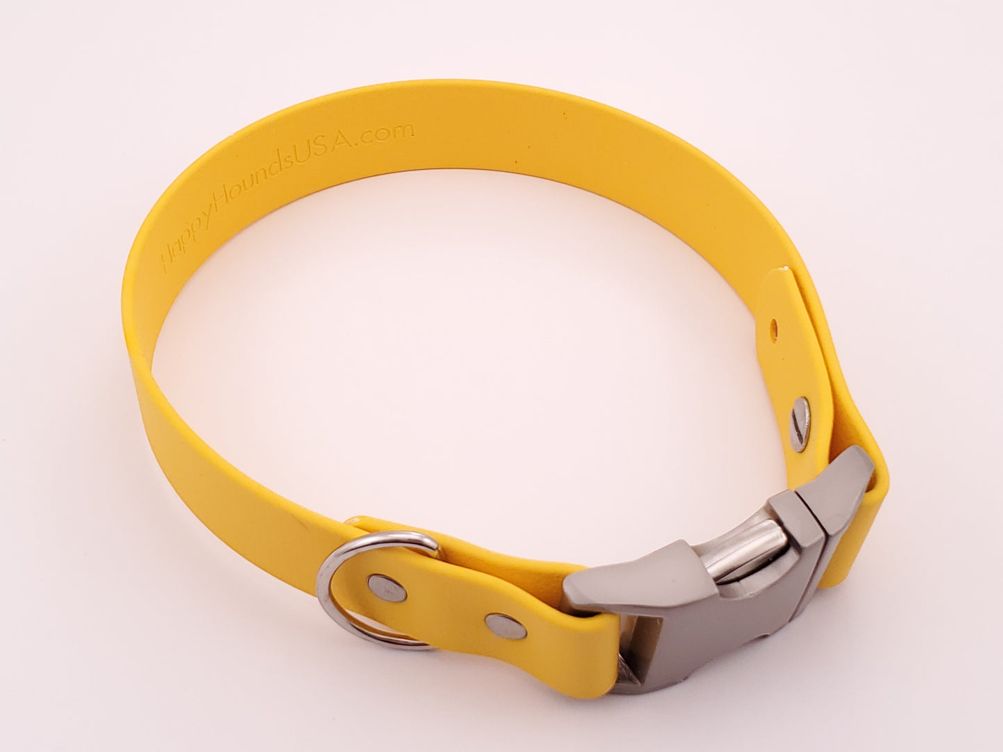 Yellow 1" Quick Release Buckle Collar