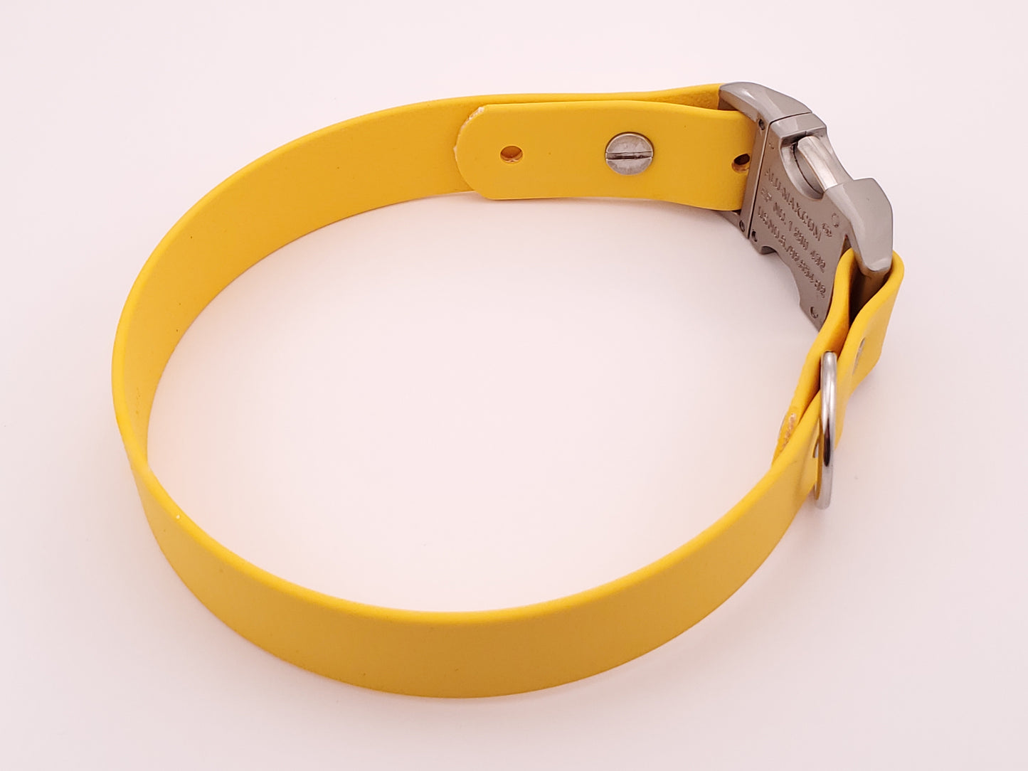 Yellow 1" Quick Release Buckle Collar