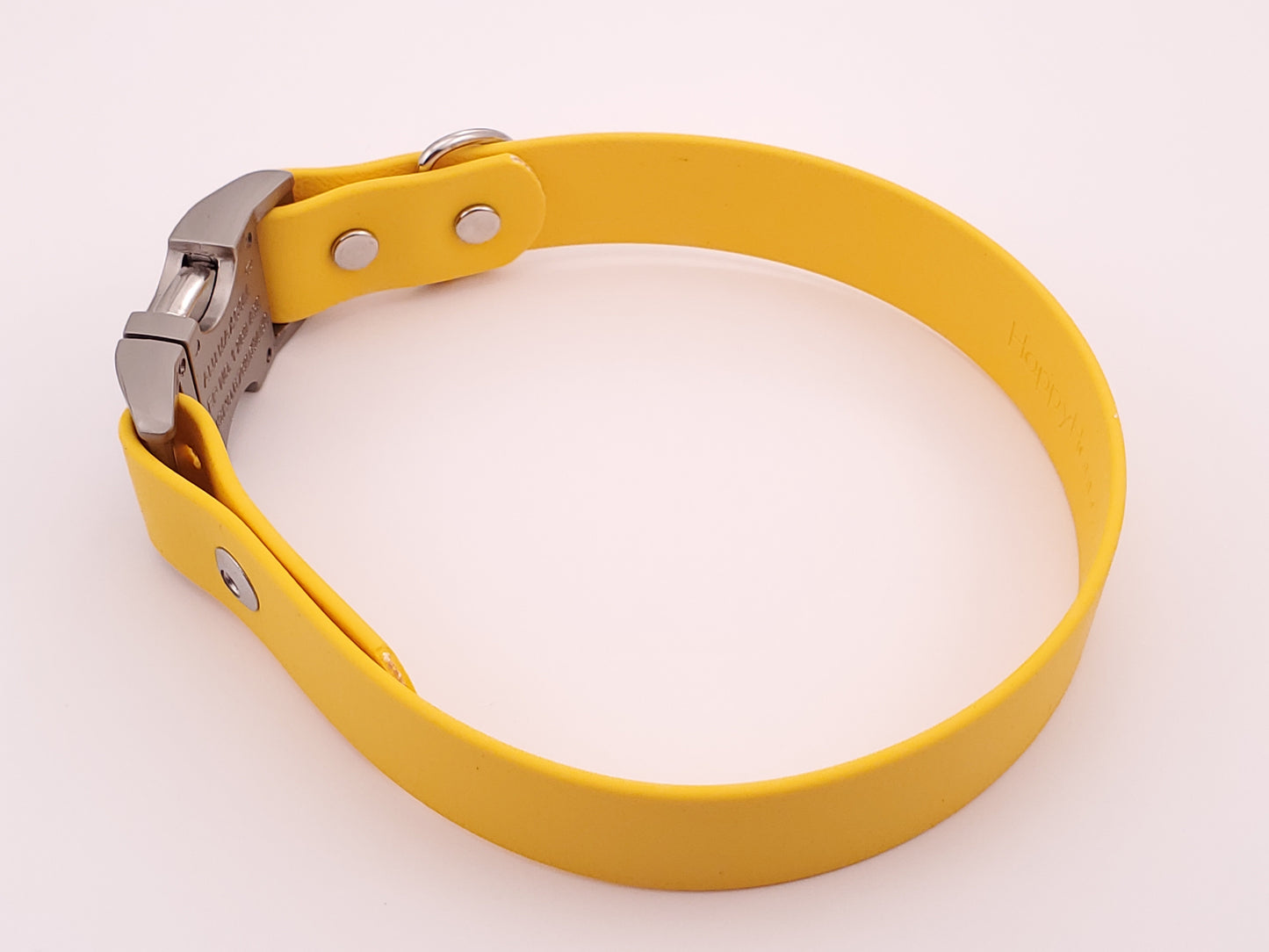 Yellow 1" Quick Release Buckle Collar