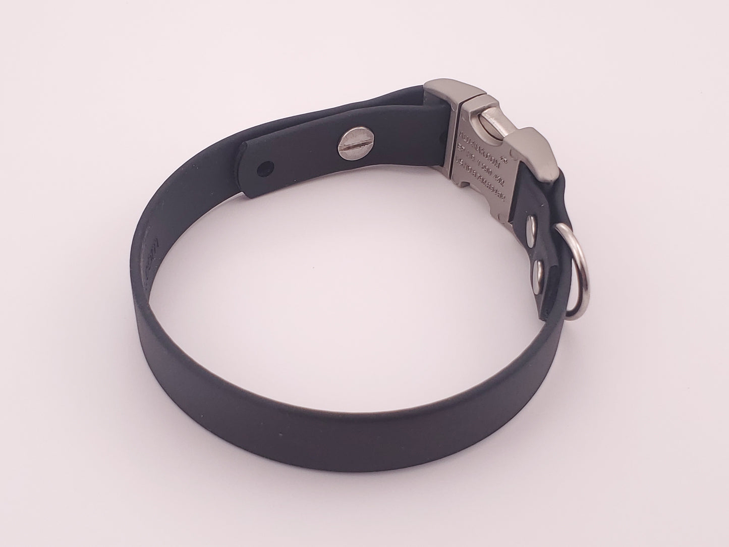 Black 3/4" Quick Release Buckle Collar