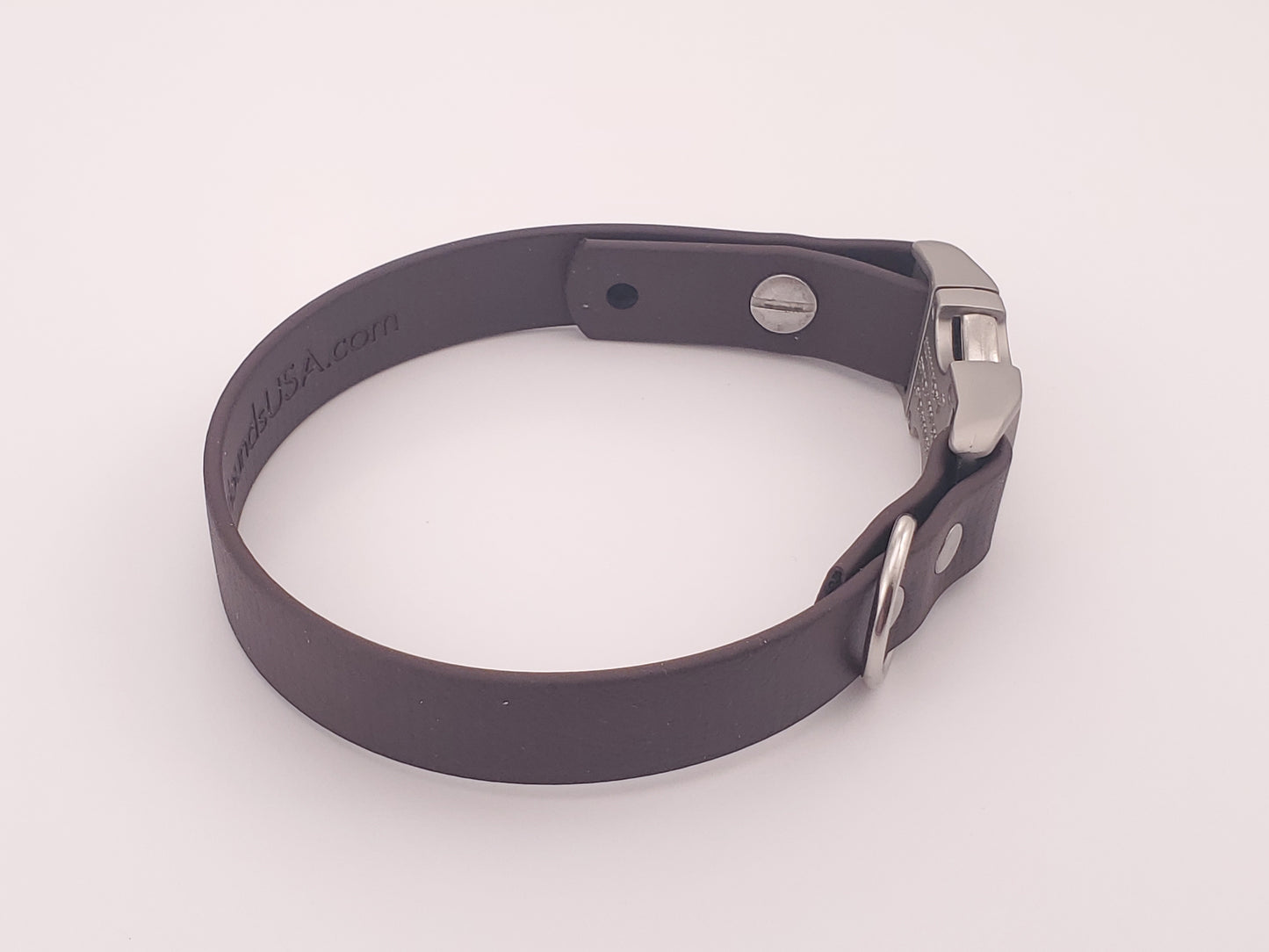 Brown 3/4" Quick Release Buckle Collar