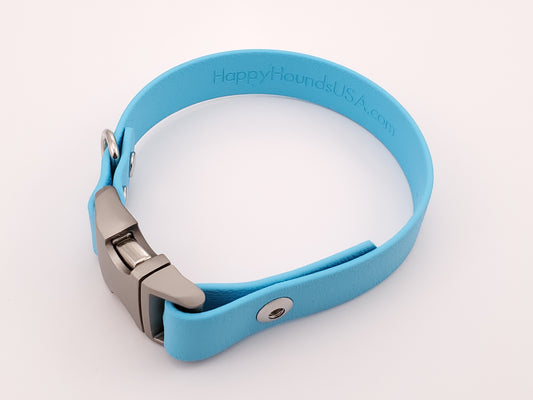 Light Blue 3/4" Quick Release Buckle Collar