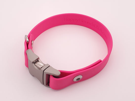 Pink 3/4" Quick Release Buckle Collar