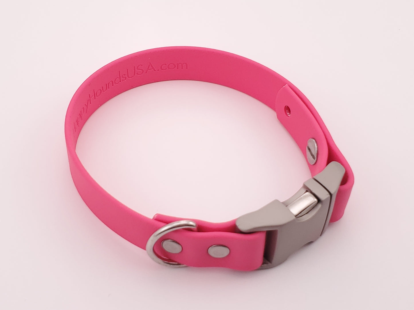 Pink 3/4" Quick Release Buckle Collar