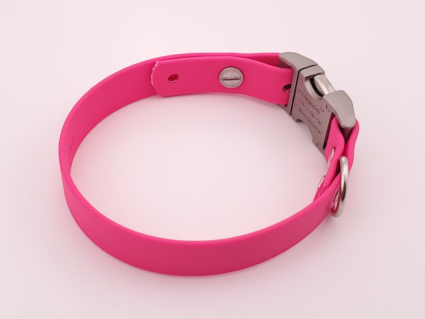 Pink 3/4" Quick Release Buckle Collar