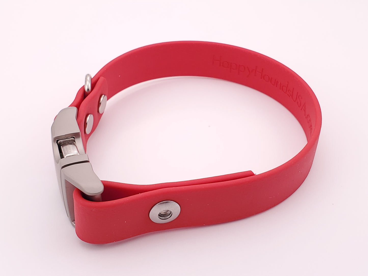 Red 3/4" Quick Release Buckle Collar