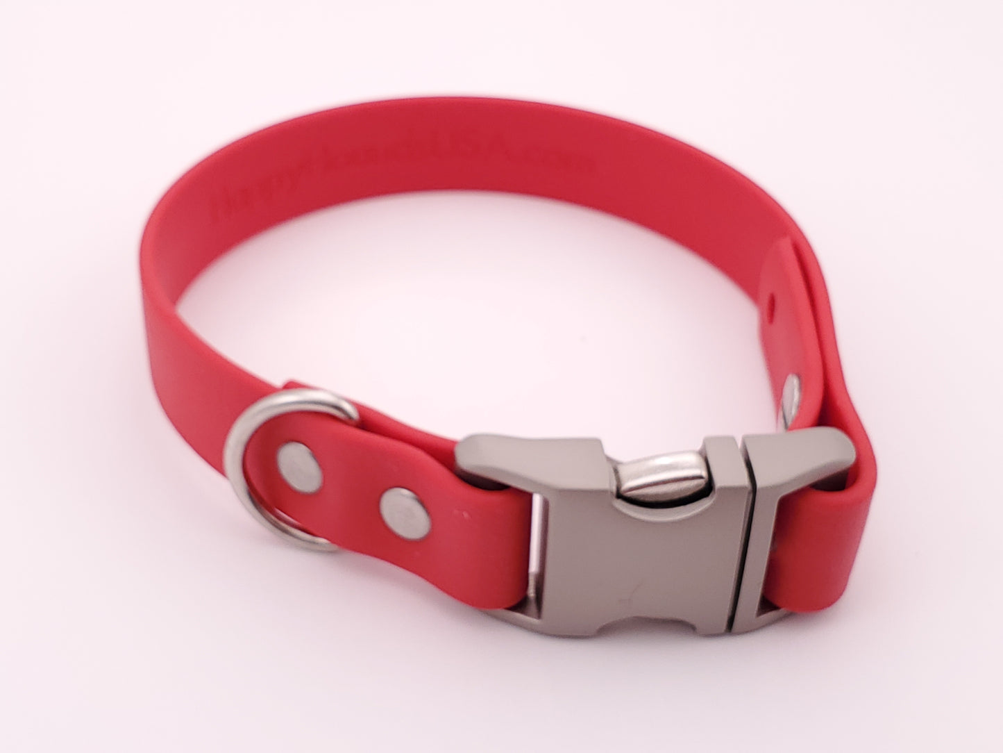 Red 3/4" Quick Release Buckle Collar