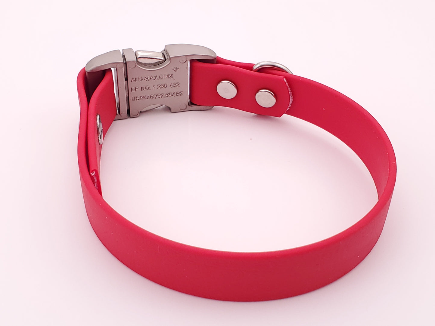 Red 3/4" Quick Release Buckle Collar