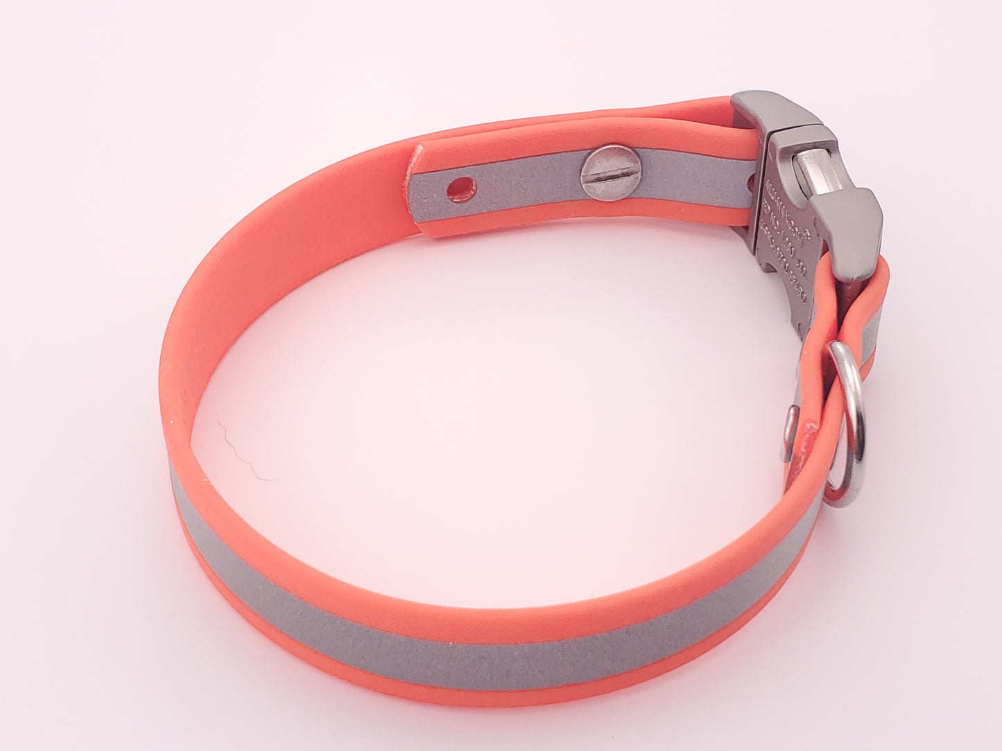 Orange Reflective 3/4" Quick Release Buckle Collar