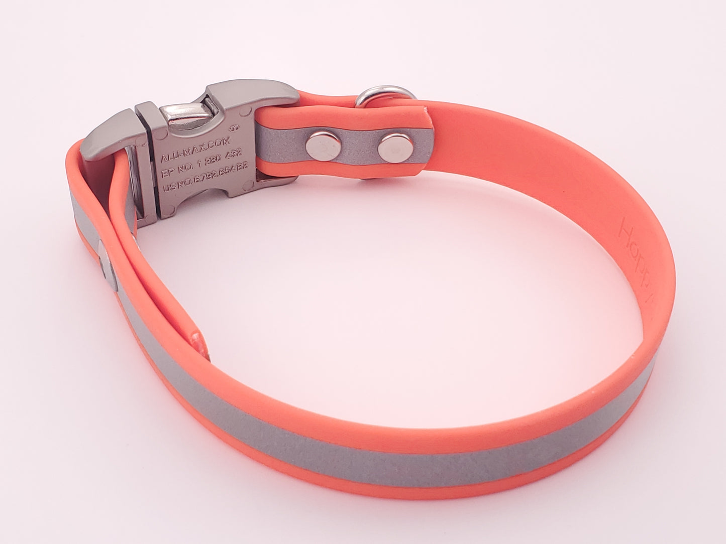 Orange Reflective 3/4" Quick Release Buckle Collar