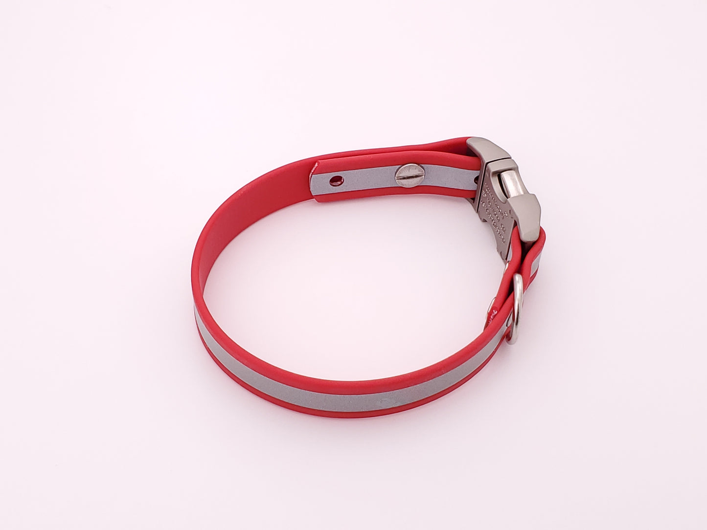 Red Reflective 3/4" Quick Release Buckle Collar