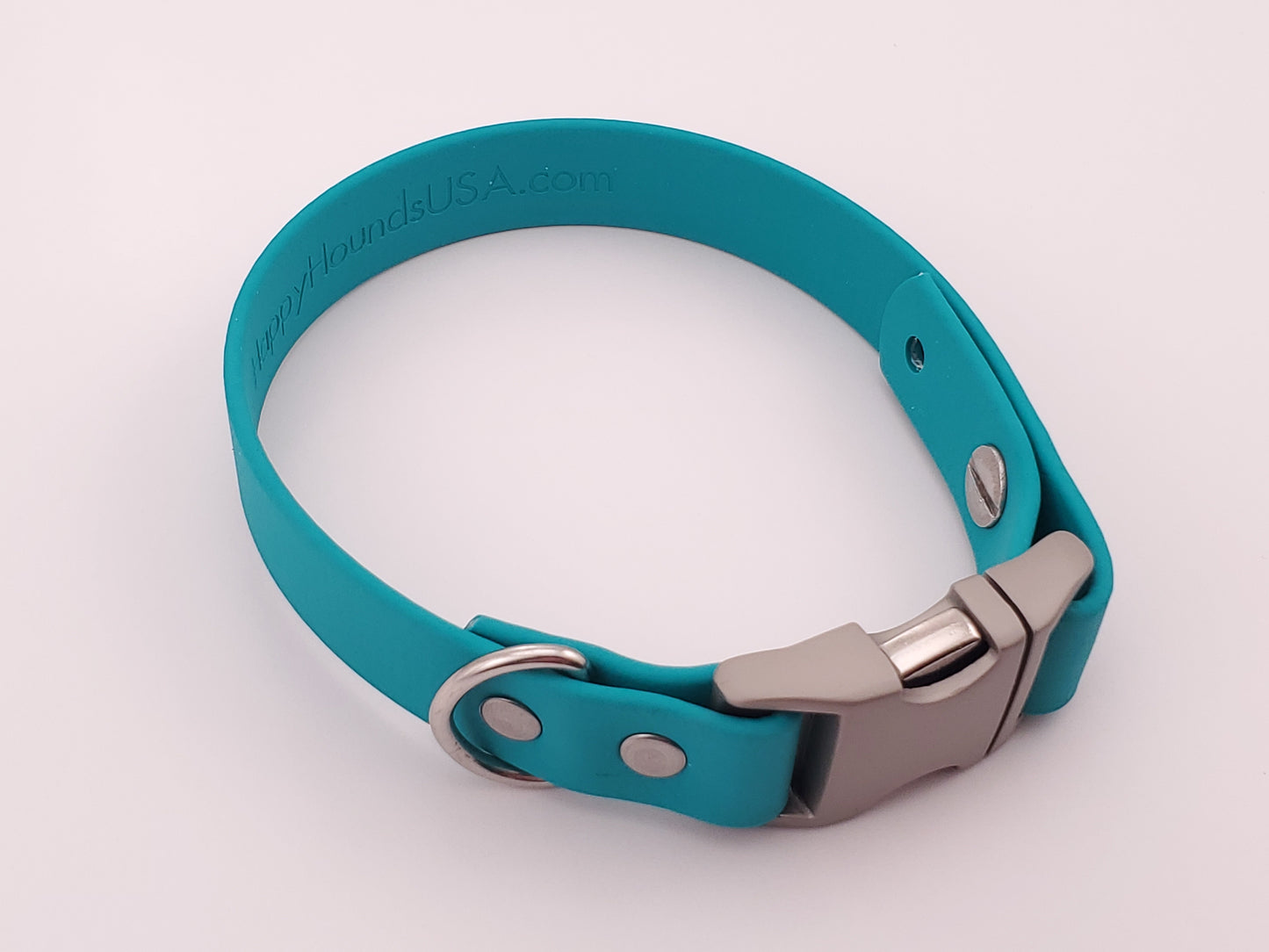 Teal 3/4" Quick Release Buckle Collar