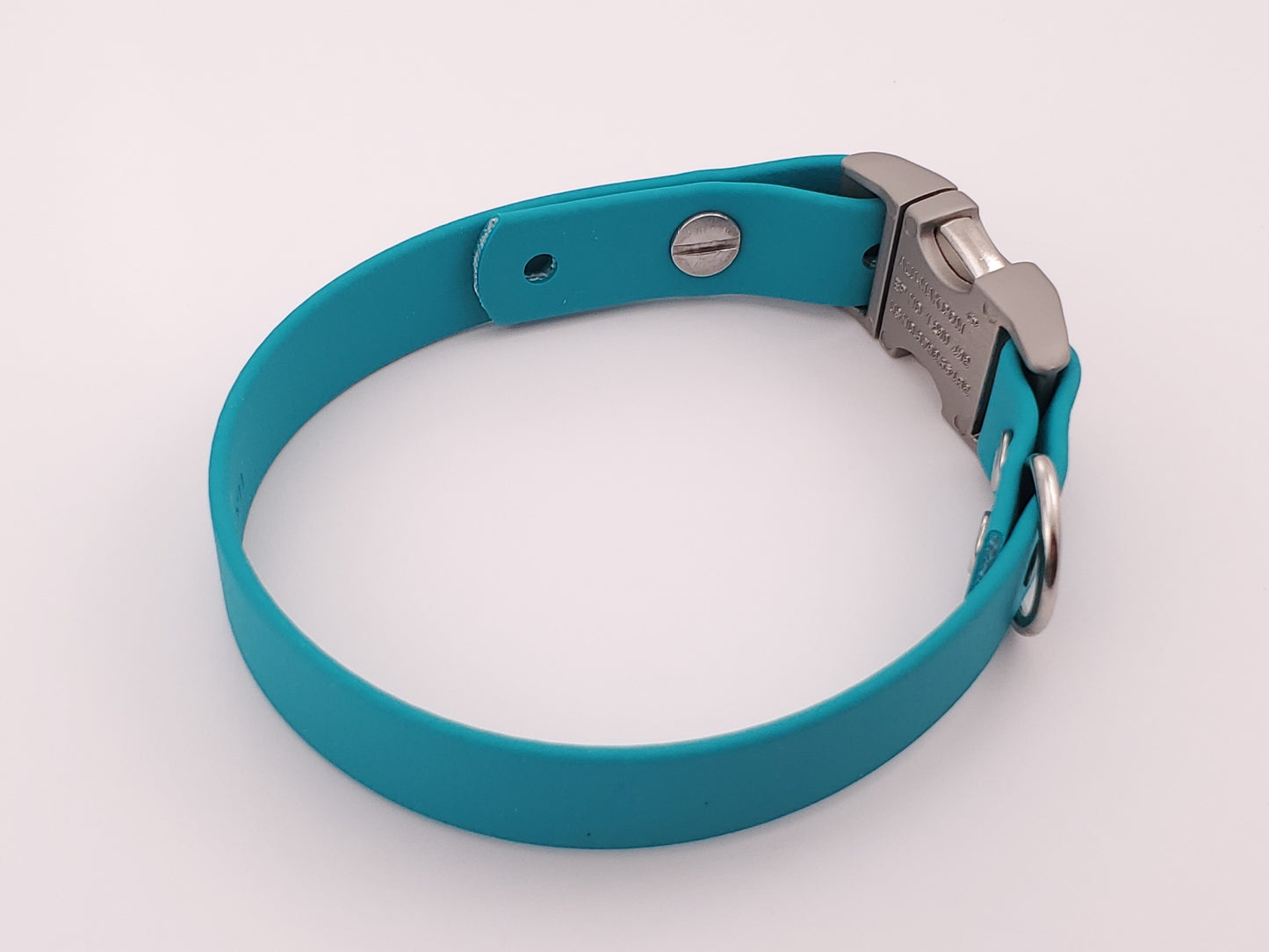 Teal 3/4" Quick Release Buckle Collar