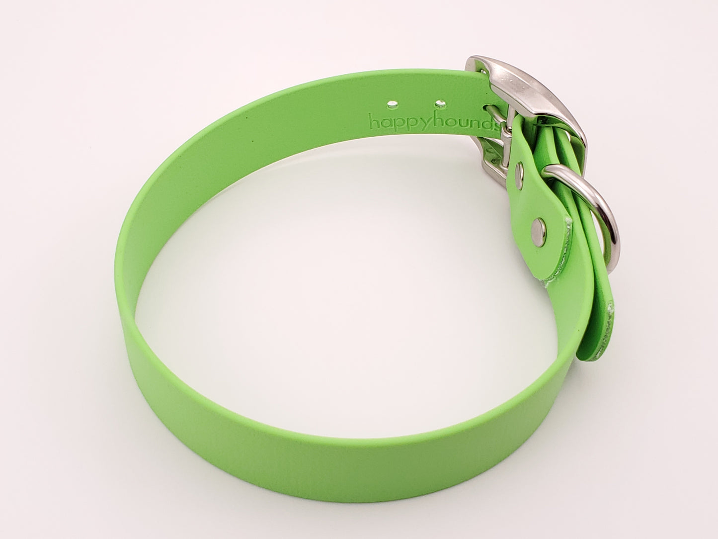 Light Green 1" Solid Buckle Collar