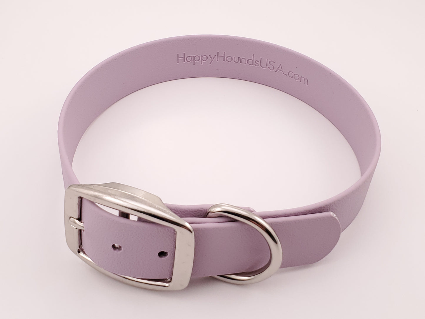 Light Purple 1" Solid Buckle Collar