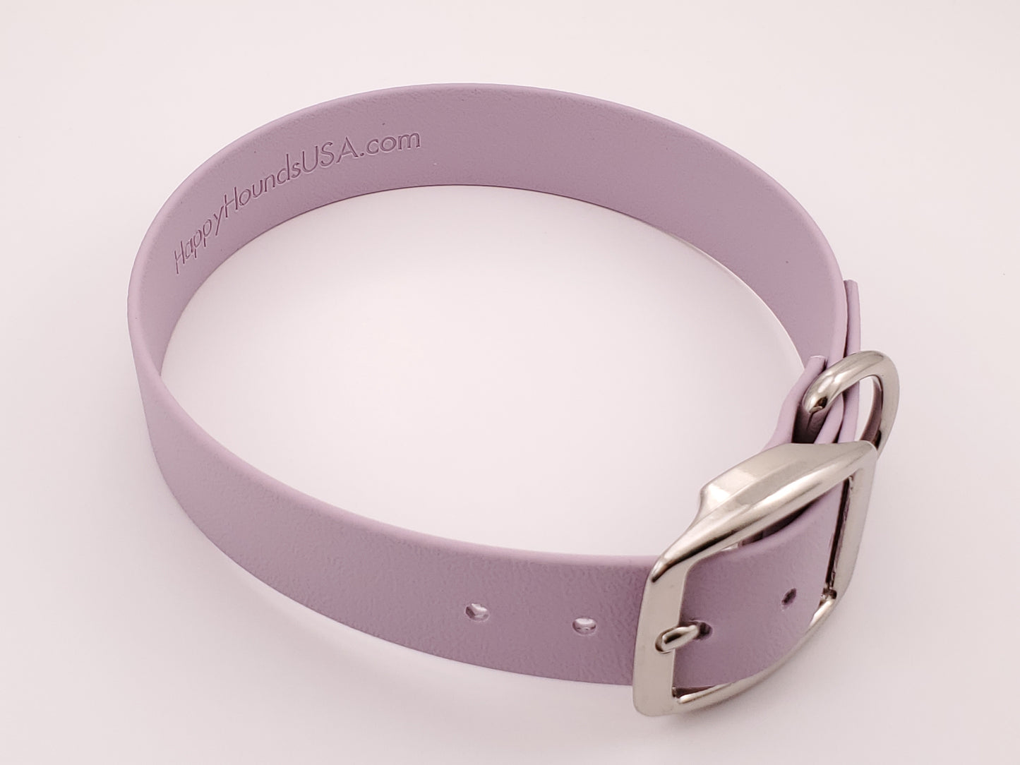 Light Purple 1" Solid Buckle Collar