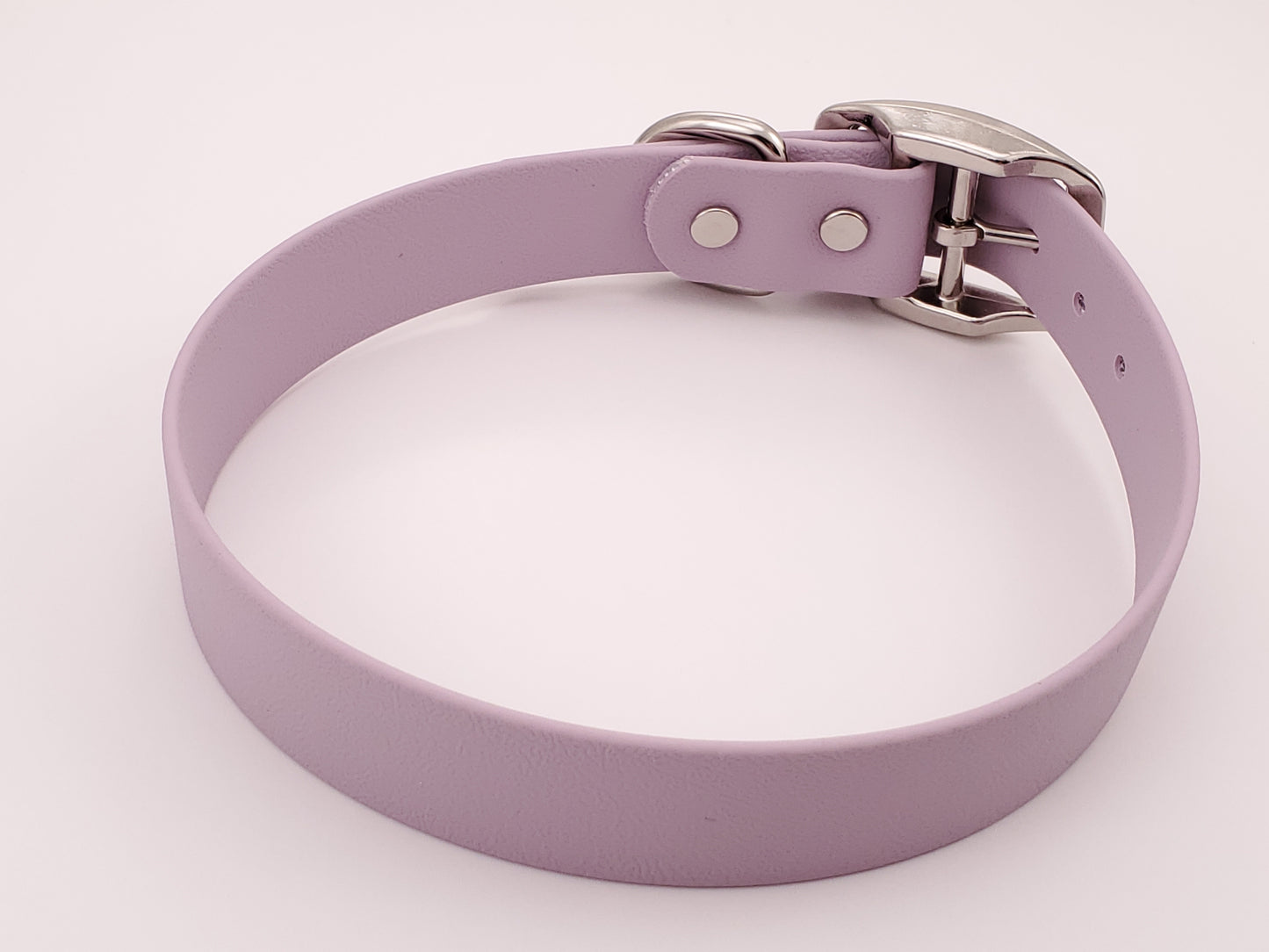 Light Purple 1" Solid Buckle Collar