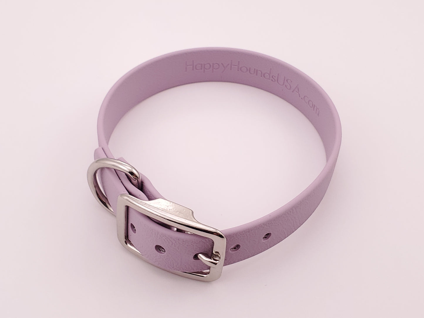 Light Purple 3/4" Solid Buckle Collar