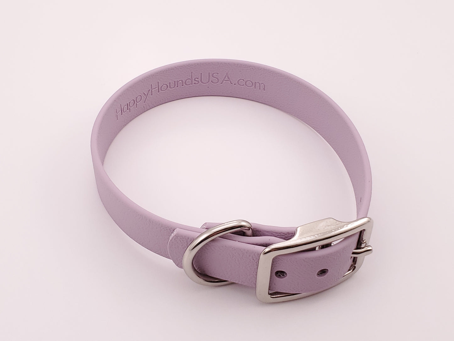 Light Purple 3/4" Solid Buckle Collar