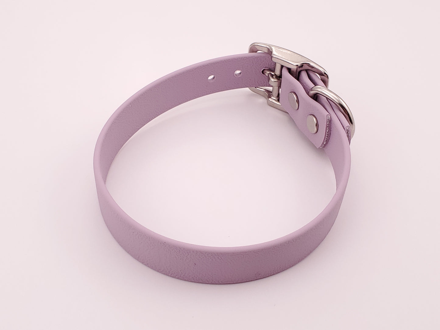 Light Purple 3/4" Solid Buckle Collar